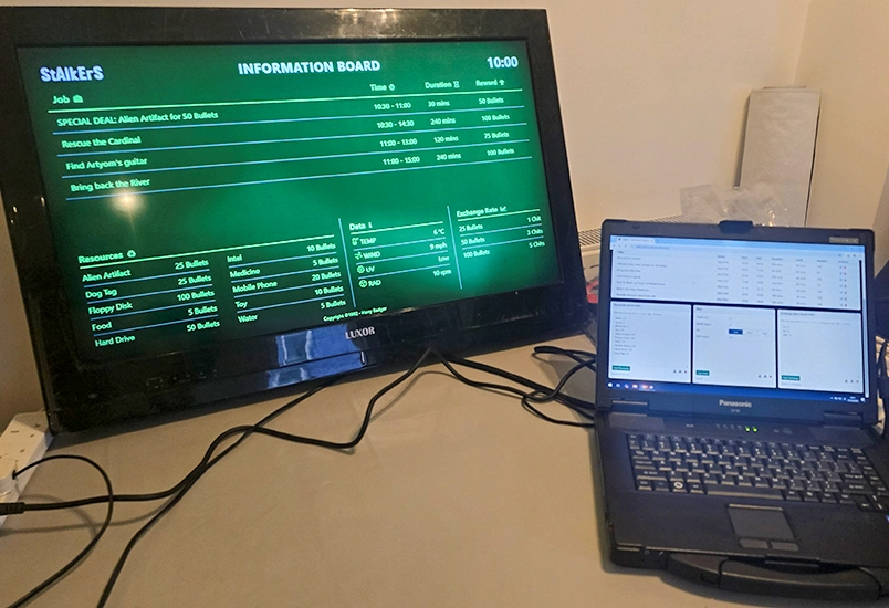 Stalkers Information Board