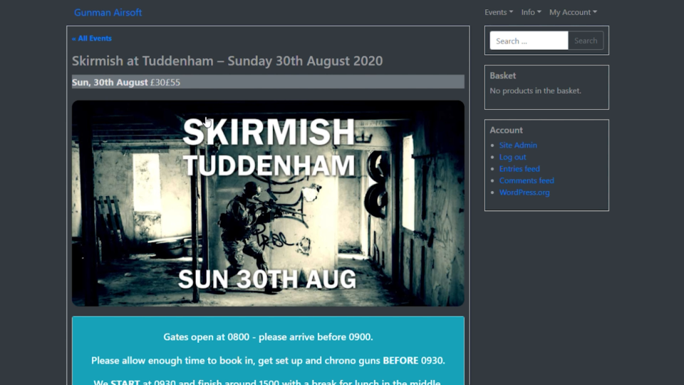 Gunman Tuddenham - Website